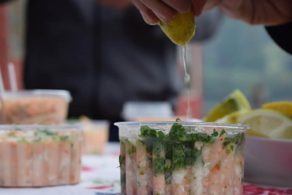 receta de ceviche con camarones

