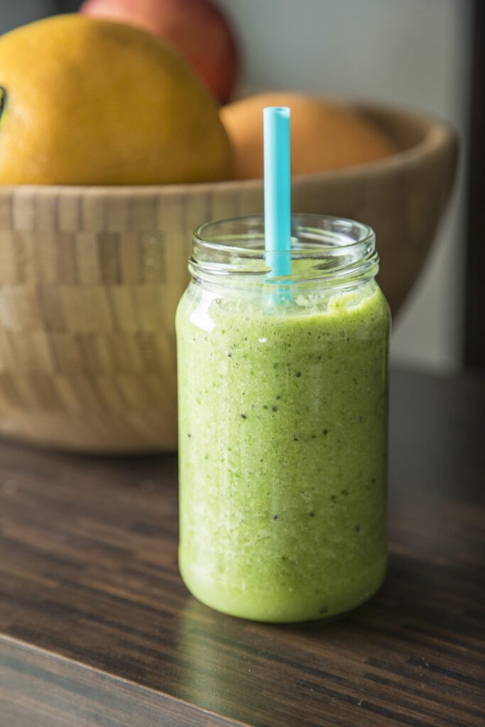 jugo verde con jengibre