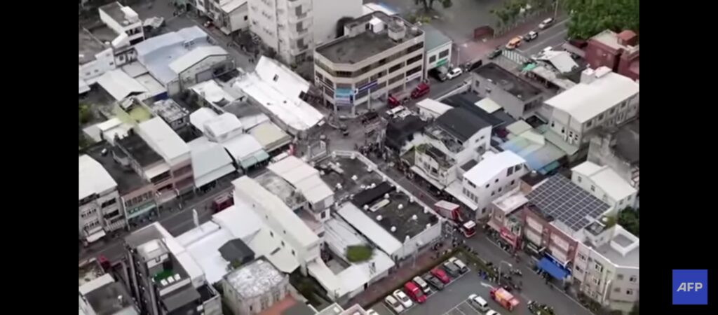 Taiwán terremoto de 6,9