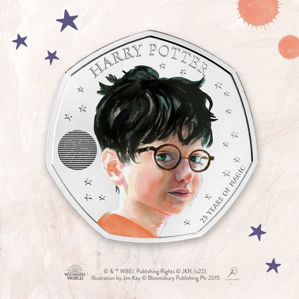 Esta es la colección de monedas de Harry Potter 
